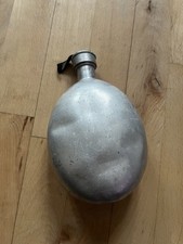 Ww2 german metal water bottle - metal,