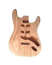 Roasted ash stratocaster body - roasted,