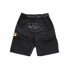 Corteiz Men's Black/White Cargo Shorts Medium BNWT Original Packaging