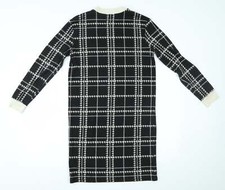 NEXT Womens Black Plaid