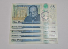 Aa01 pound polymer - £5, note