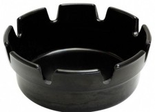 Ashtrays Black Plastic Pack of 10 Outdoor Melamine 4" Cigarette Ashtray Pub