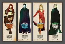 DRACULA AD 1972 Hammer Horror film art print posters Christopher Lee