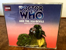 DOCTOR WHO THE SEA DEVILS GEOFFREY BEEVERS MALCOLM HULKE BBC AUDIOBOOK  CD RARE