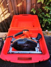 SUPERB HILTI WSC85 230MM 110V CIRCULAR SAW FENCE CASE REF5473