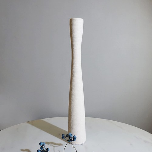 Aetvrni white ceramic vase - white,
