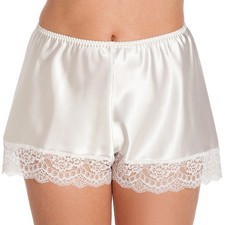 White Satin French Knickers