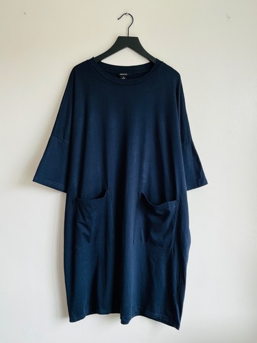 Asos monki navy shirt shift - navy, t-shirt