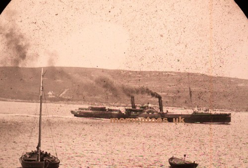 Paddle steamer magnus - paddle,