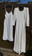 vintage 1940s handmade crepe