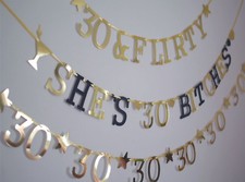 30TH BIRTHDAY BANNER (SHE'S 30