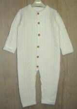 Primark Boys New Cream Knitted Romper All-in-One Outfit Age 6-9 Months
