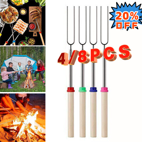 Marshmallow toasting forks - marshmallow,