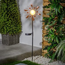 Solar Wind Spinner Stake Light