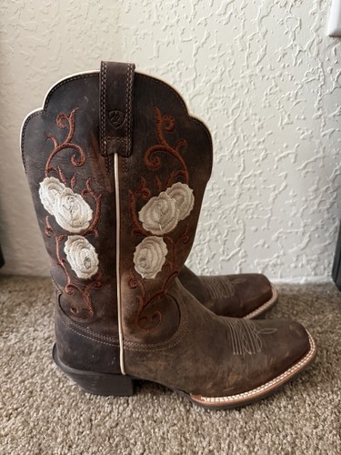 Ariat womens brown western - ariat,