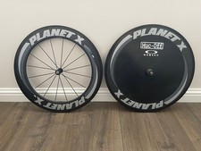 Planet X Pro Carbon  82 Deep Wheels / Wheelset Tubular TT / Triathlon Bike