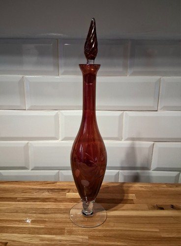 Ruby red bohemian - red, glass