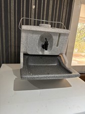 Teal Handeman Hand wash Sink  Used Mobile Portable Non Electric