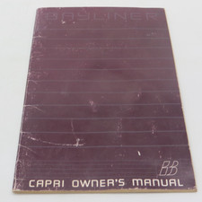 BAYLINER CAPRI OWNER'S MANUAL
