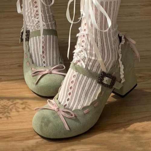 Retro mary jane low heel - retro,