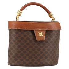 CELINE Macadam Canvas Hand Bag