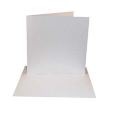 50 Pack - 6x6 White Card