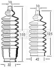 First Line Steering Boot