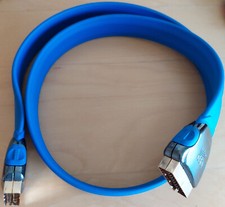 QED PERFORMANCE SQART P4110 RGB SCART-SCART DIRECTIONAL CABLE BLUE 1M