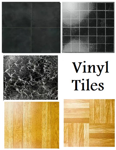 Vinyl floor tiles self - tiles,