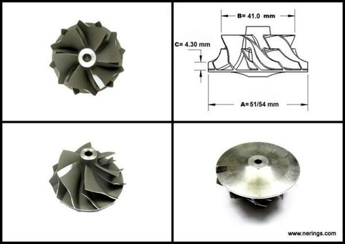Turbocharger compressor wheel - turbocharger,