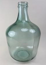 Vintage Aqua Glass Demijohn