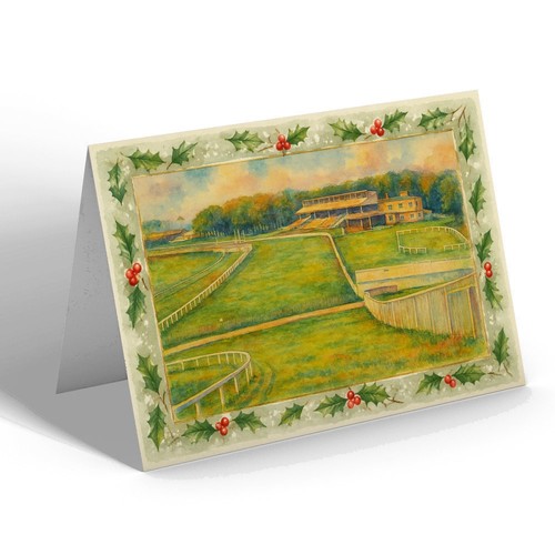 Xmas notelet the racecourse - -,