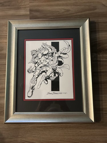 Superman doomsday original art - superman,