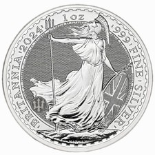 2024 1oz Silver Britannia £2