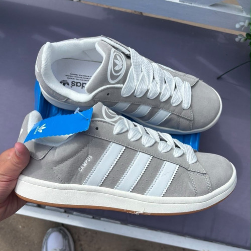 Adidas campus men grey white - adidas, men's