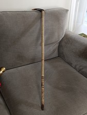 Antique - c1860 - Walking Cane - Shark Vertebrae - Horn Handle