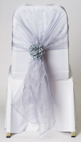 100 lavender grey mink organza - lavender,