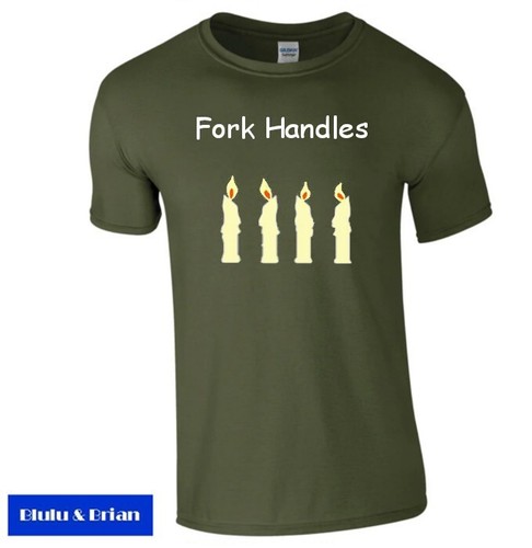Fork handles candles funny - 4,