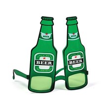 Beer Bottle Glasses Funny Gag