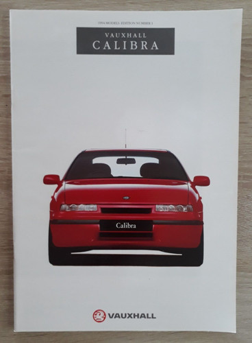 Vauxhall calibra range - vauxhall,