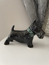 Vintage Black Ceramic Scotty