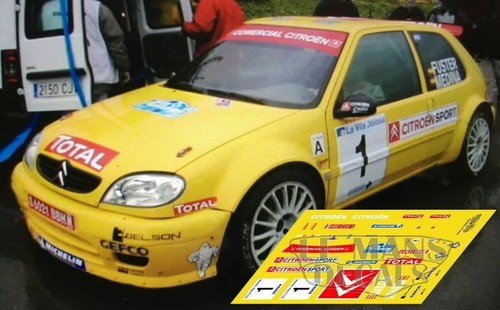 Decals citroen saxo s1600 - decals,