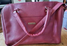 Nathalie Andersen Red Shoulder Crossbody Bag Faux Leather