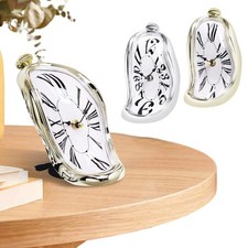 Melting Design Table Clock Art