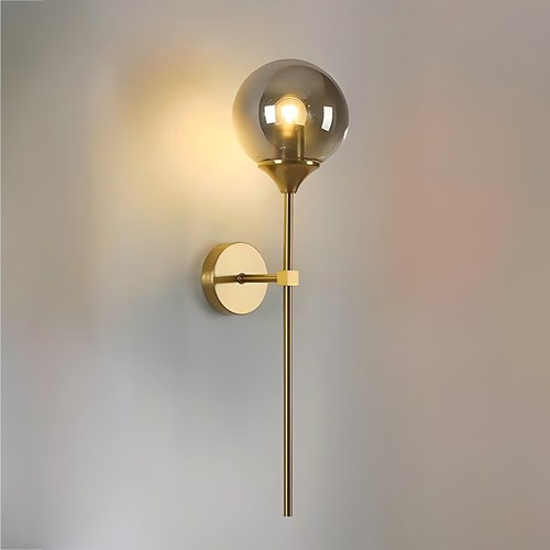 Luxury globe smoky glass - globe, shade