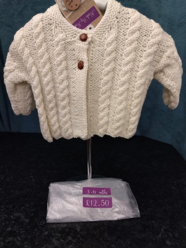 6mth cream aran - 3-, matinee