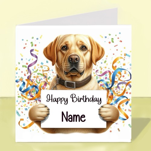 Personalised golden labrador - personalised,