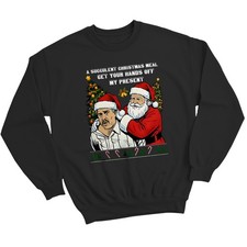 Get Your Hands Off My Present Christmas Jumper Funny Democracy Meme Sweatshirt#2