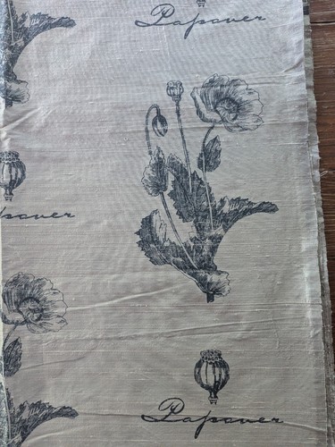 Vintage raw silk fabric - silk, 4