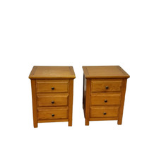 Pair plan oak bedside - oak,